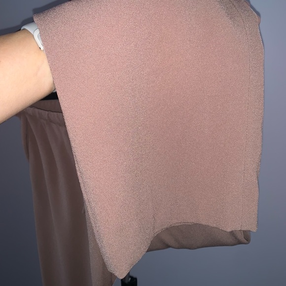 Babaton Crepe Tan Tie Waist Pant - Picture 5 of 9